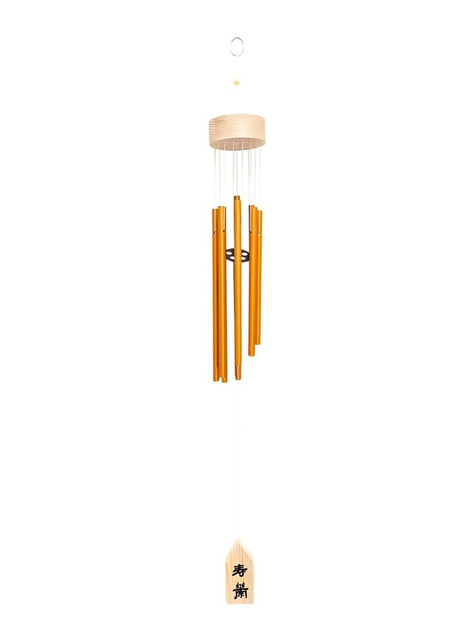 GJ Feng Shui Vastu 6 Pipes Rods Wooden Wind Chime for Balcony with Good Sound for Positive Energy - Image 5